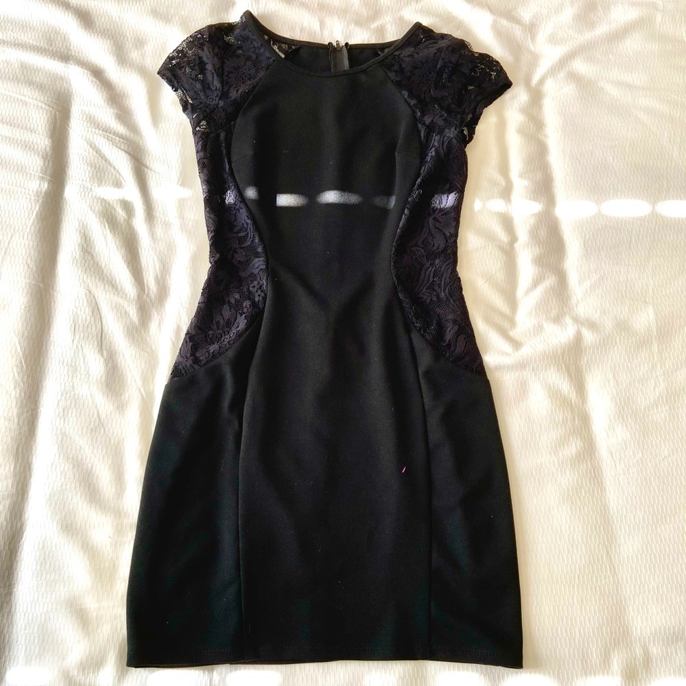 Black cocktail dress